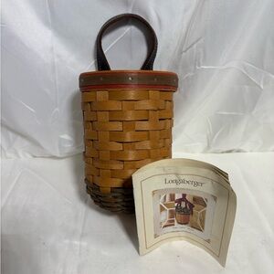 NWT LONGABERGER 2002 SANTAS HELPER Signed Basket